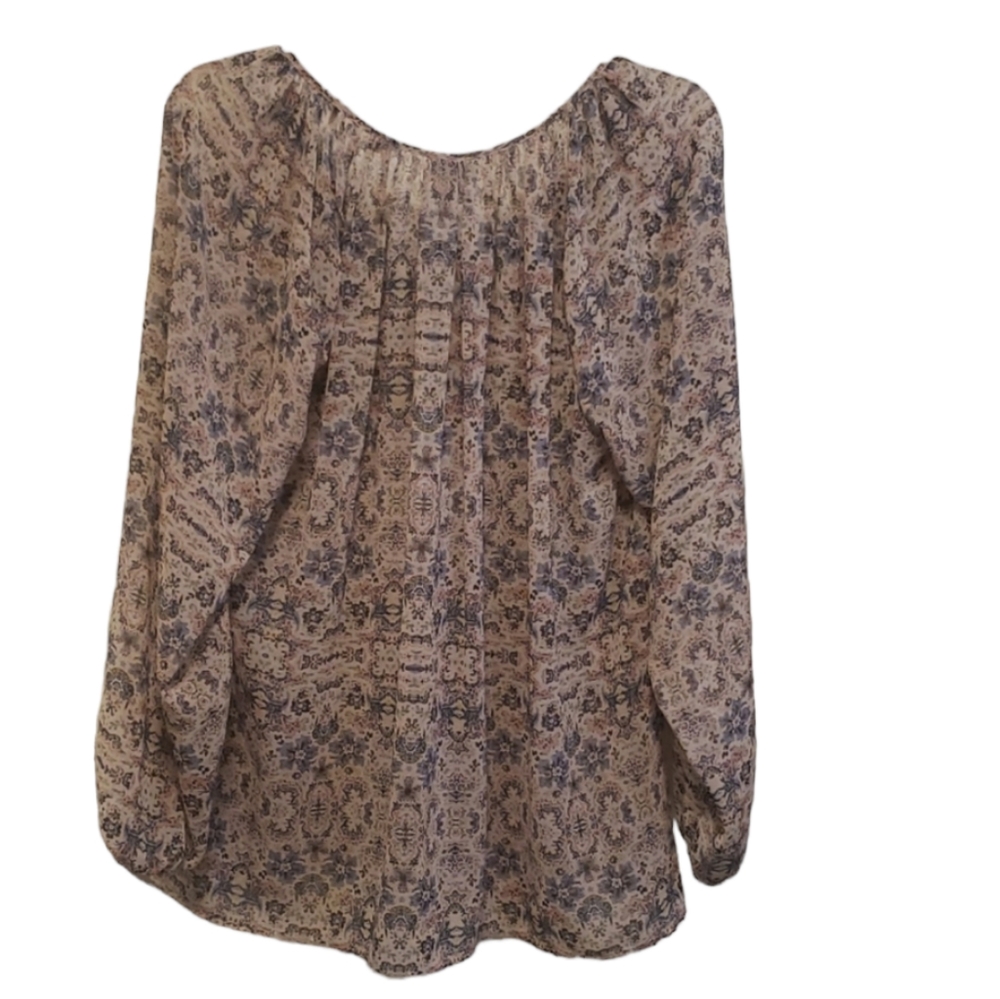 Cabi Floral Blouse